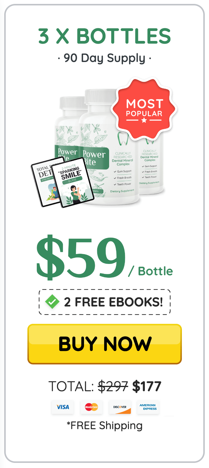 PowerBite - 3 Bottles